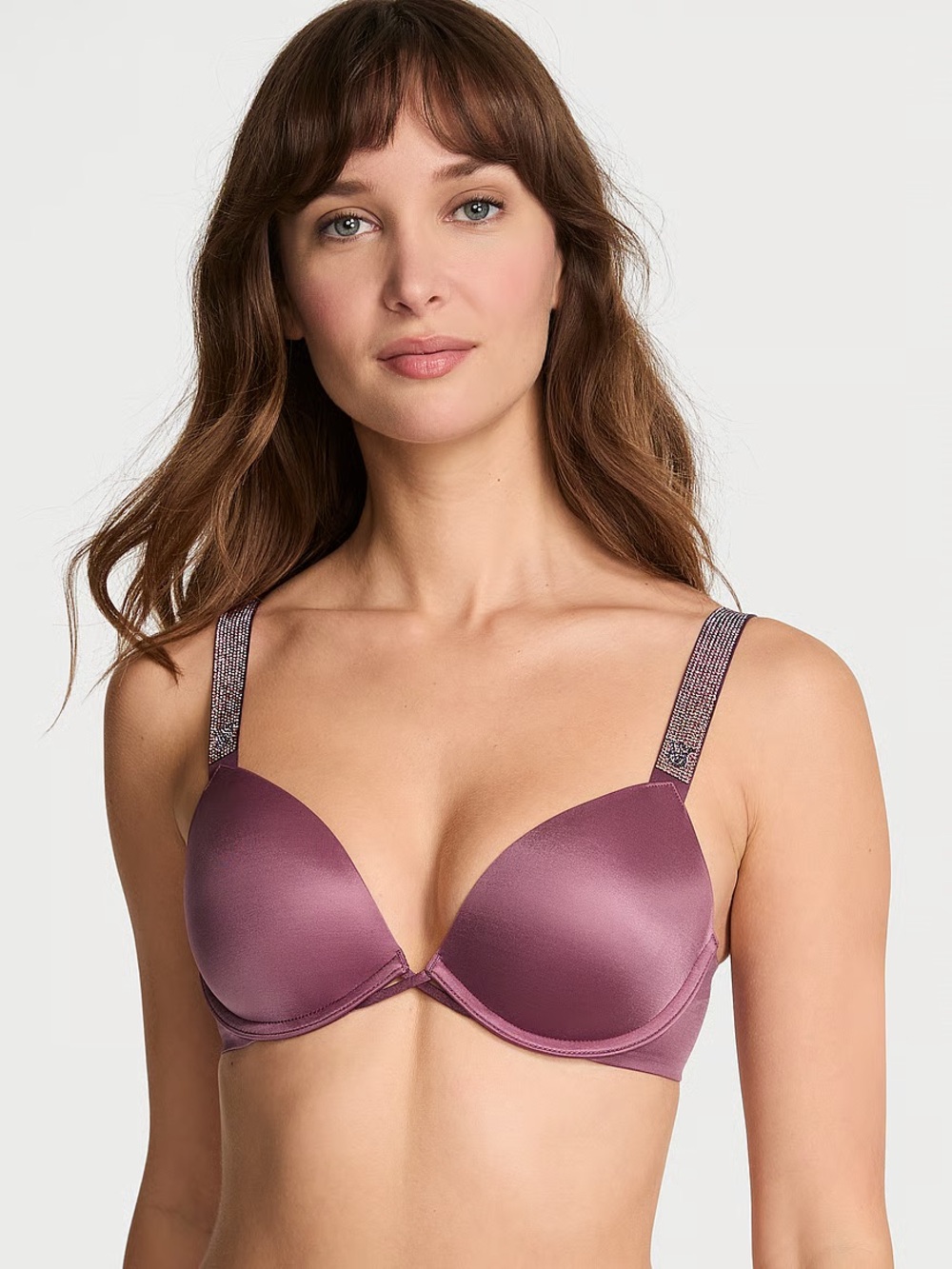 Victoria’s Secret VERY SEXY Shine Strap Lightly Lined Low-Cut Demi Bra